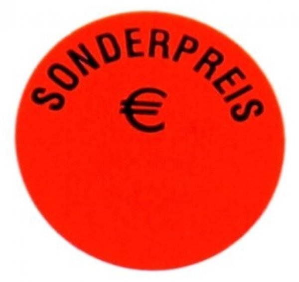 Sonderpreis € 3,2 cm rund leuchtrot